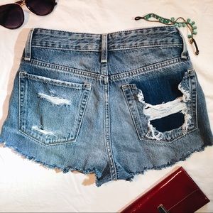 💦BLUE JEAN BUTTON UP SHORTS💦